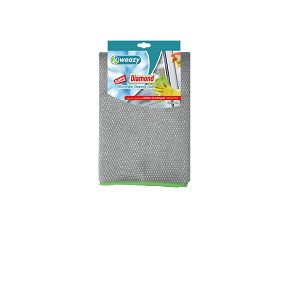 WEAZY Microfiber Glass Cleaning Cloth 40X40Cm Diamond 105007