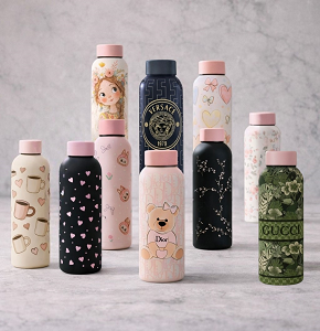 Thermal Flask,Bottle-Shaped with Different Designs-SHEIN-21MIX01