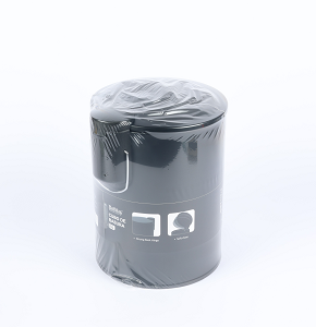 Slim round metal trash can, 5L, black
