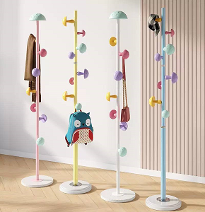 Metal clothes stand with mushroom-shaped hanger - abdo-50-35-50-36
