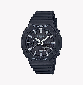 CASIO G-SHOCK  OAK ADVENTURER - MEN’S SPORTY BLACK TIMEPIECE - GA-2100-1ADR