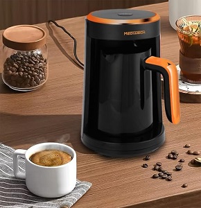 MEDIA TECH Turkish Coffee Maker 450 W, Black MT-CM106T