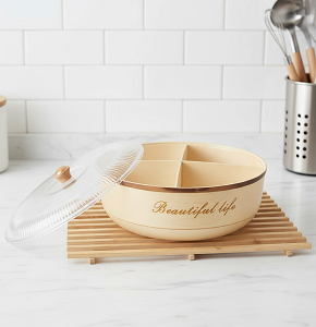 Snack Container,Rotating , 4 Compartments - ch -a1-654