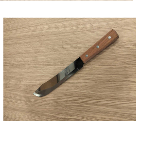 TRAMONTINA Butcher Knife 8 Inch Stainless Steel Wooden Handle