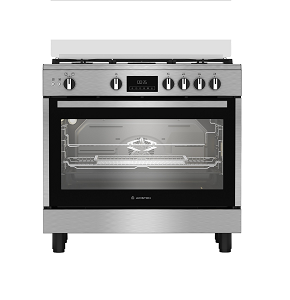 ARR9 GGF 33229 XEG – Ariston Gas Cooker, 5 Burners, 90×60 cm, Silver