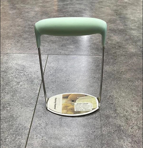 Danny Home double-arm stainless steel potato masher with silicone-covered handle DH1301-BLUE

