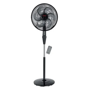 Tefal Silence Force Stand Fan With Remote Control, 16 Inch, Black - VG4130EE
