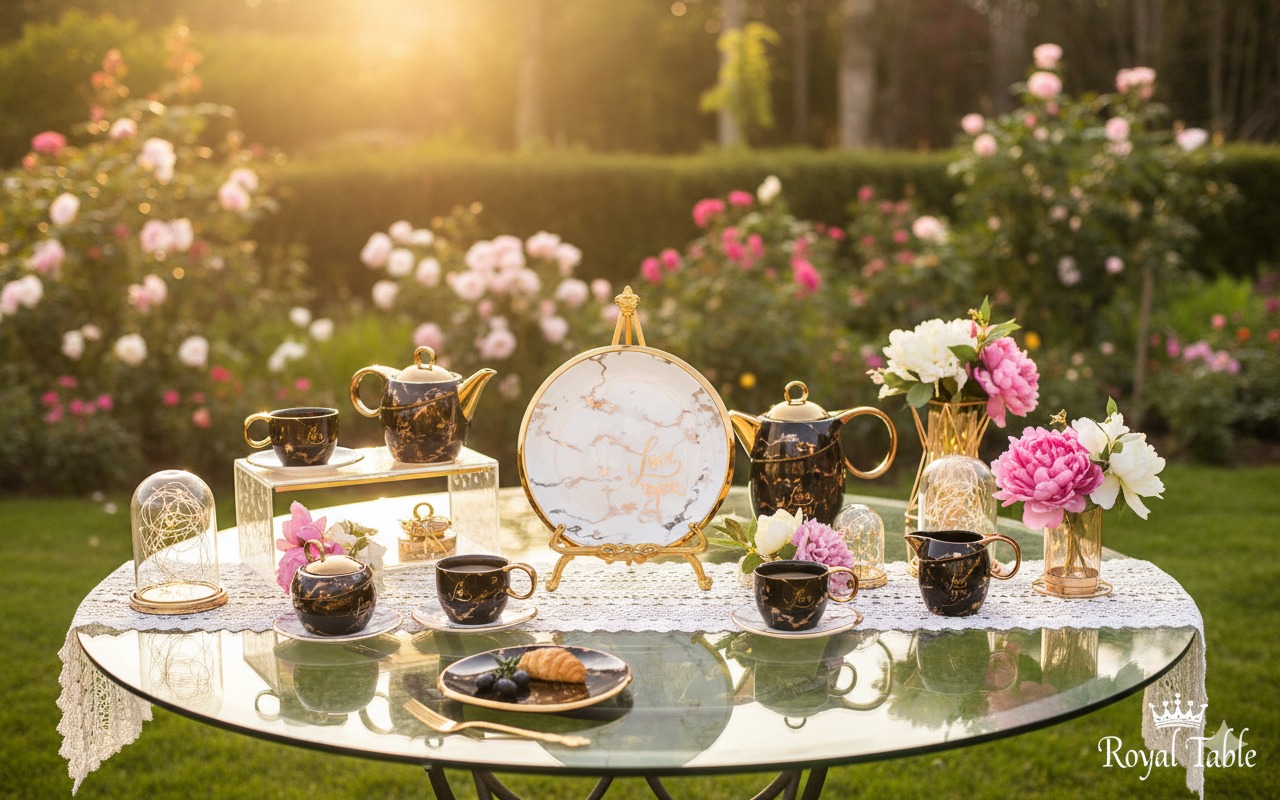 Oxford tea and cake set 24 pcs
