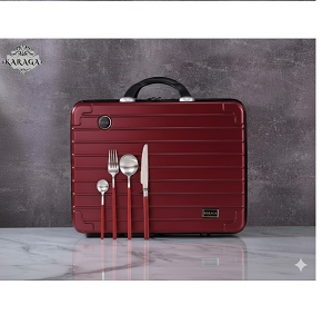 Cutlery bag 86 pieces in luxury diplomat case
