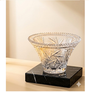 Bohemian Square Crystal Polish Chocolate & Candy Dish – Model No. 26
