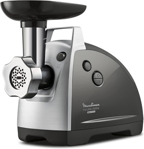 Moulinex meat mincer 5 in 1 - hv8 plus, 2000 watt, black / silver - me682826
