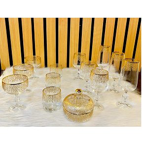 2m water glass set 32 clodia dekal knar 6230