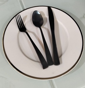 El Cheimy cutlery set 24 pcs Titanium Matte