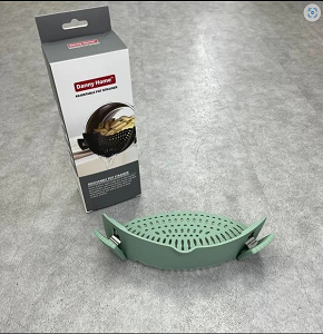 Danny Home silicone strainer with handle DH3550-MINT GREEN



