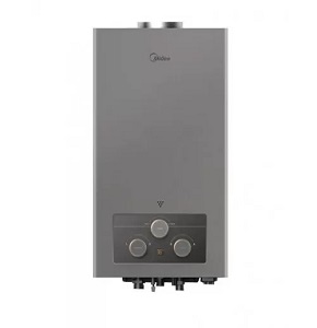  Midea Gas Water Heater, 10 Liters, Natural Gas, Grey, Dual Ignition MGWH10-20MDNEG(S)
