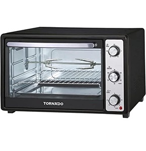 TORNADO Electric Oven 46 Liter 1800 Watt Grill Fan Black TEO-46NE(K)
TEO-46NE(K)-1
