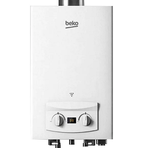 BGWH 6LW - Beko Digital Gas Water Heater, 6 Liters, White