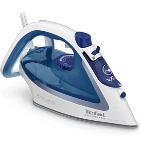 TEFAL Iron Steam 2700W, Easy Gliss Plus, Durilium Soleplate, Blue * White - FV5751E2