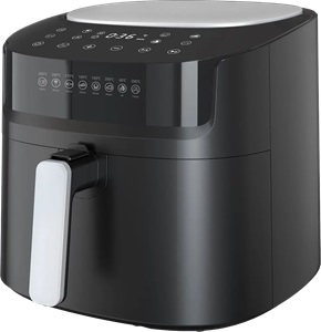 Media Tech air fryer, 1800 watts, 7.2 liters, black  MT-AF2000