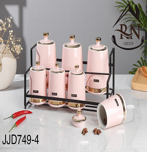 8-Piece Spice Set with Stand Code JJD749-4
