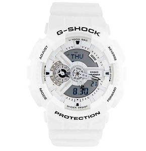 Casio G-Shock Men's Grey Dial Resin Band Watch - GA-110MW-7ADR