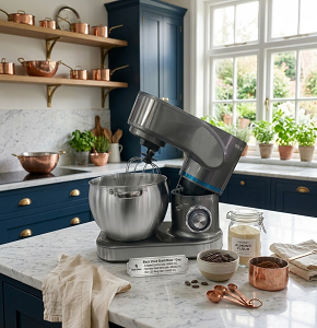 BLACK STONE Stand Mixer 9L, 1600W, Titanium SC-612