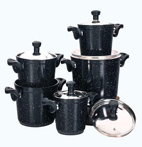 Top Chef Granite 10-Piece Round Set (Pots 28/20/22/24/18)
