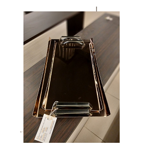 Stainless Steel Tray – 2 Pcs – Plain Colors

