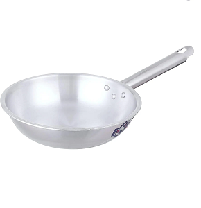 Aluminum Frying Pan, Chef Dahan, with Steel Handle, Size 18
