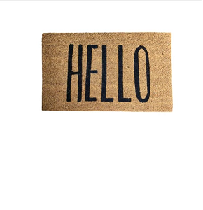 "D.C Interiors rectangular Coir Doormat 40 x 75 Cm"

