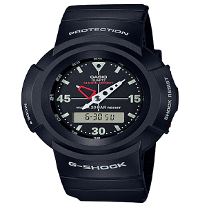 Casio Shock Analog Digital Watch - AW-500E-1EDR