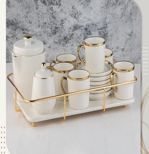 17-piece Tea Set with Tray Standard - 4021006
