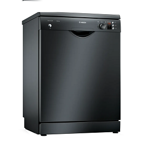 BOSCH Dishwasher 60cm 12 Places 5 Programs, Black SMS25AB00V