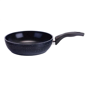 Top Chef granite frying pan round size 20 black




