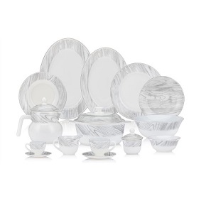 Arcopal 58 pieces round white Thai 1001 / #28
