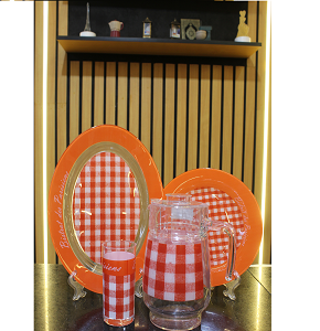 Arcopirex 52 pcs Torchon Bistro Red


