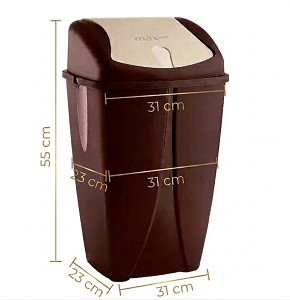 Max Plast Sharp 25-Liter Trash Bin