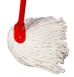 Mid Star Harmony Cotton Mop, Red.
