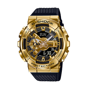 Casio G-SHOCK Men's Stainless Steel (Digital + Analog) Sports Casual Watch with resin band - GM-110G-1A9DR