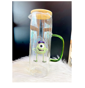 Jug with Cartoon Designs, Handle & Cork Lid MG1605-19