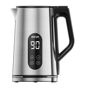 BRIVA Kettle 1.7L, 1850W-2200W Digital, Stainless WK190