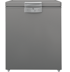 Beko Chest Freezer, 205 Liters, Silver - HS20510SEG