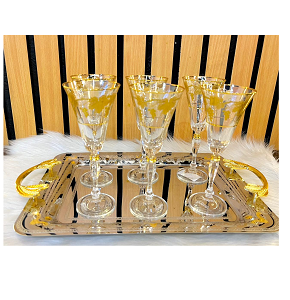 5945 طقم كاس تو ام 6 قطع فكتوريا كريز