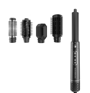 Rush Brush Hair Brush 1600W, 5*1 Black - AIRWRAPPER-B