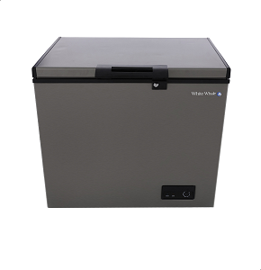 White Whale Chest Freezer, Defrost, Silver - WCF-3300 CSS-1