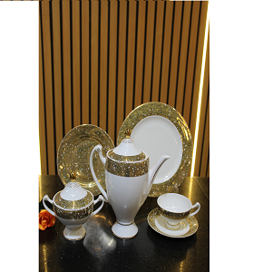 Dikala pyramid dining set, 66 pieces, Bangladesh
