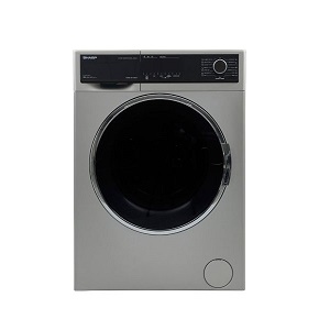 SHARP Washing Machine Front Load 9 KG, Silver ES-FP914CXE-S-1