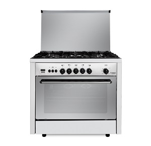 Fresh Professional Control Gas Cooker, 5 Burners, Stainless Steel, Fan - 1271 - PROFESSIONALControl
