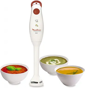 Moulinex Turbomix Plus Hand Blender 350 Watt, White - DD1001EG


