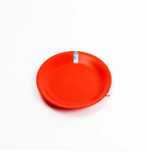 M-Design Flat Plate 21 cm – Red (BPA Free – Microwave Safe)6224007306086

